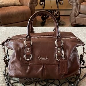 Vintage Coach Leather Handbag